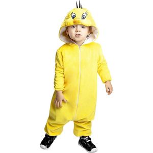 FUNIDELIA Tweety kostuum voor baby - 6-12 mnd (69-80 cm) - Geel