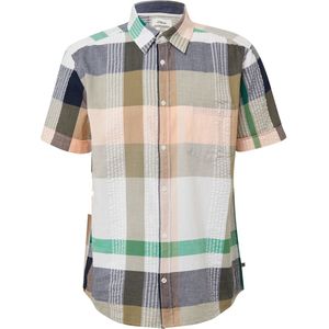 s.Oliver - Hemd - Ruitpatroon - Korte Mouwen - Normale Pasvorm