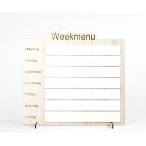 Weekmenu planbord - Planner - Weekmenu - Weekmenu planner