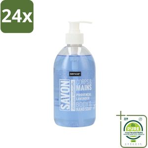 Sence - Provencal Lavendel - Handzeep - Savon - 500 ml - Voordeelverpakking - 24 stuks - Handzeep - Lavendel