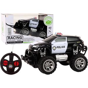 Playos® - RC Off-road Politieauto - 1:24 - Bestuurbare Auto - Rollenspel - Speelgoed - Politie - Sinterklaas - Kerst