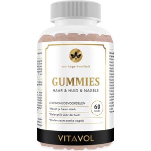 VITAVOL - Gummies Haar & Huid & Nagels - 60 stuks