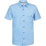 Petrol - Heren Overhemd - M-1030-SIS473- 5171 Malibu Blue