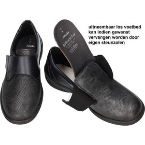Solidus -Dames - zwart - ballerina's & mocassins - maat 35.5