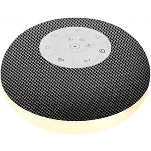 3Babies® White Noise Machine – Slaaptrainer met Nachtlampje – Witte Ruis – Natuurgeluiden en Muziek – Muziekdoos – Baby én volwassenen – Wit