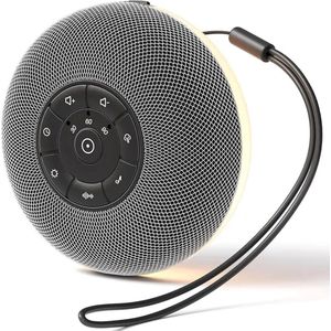 3Babies® White Noise Machine – Slaaptrainer met Nachtlampje – Witte Ruis – Natuurgeluiden en Muziek – Muziekdoos – Baby én volwassenen – Wit