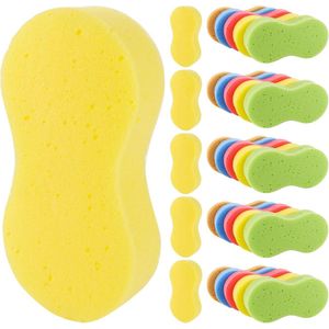 30 Stuks Grote Auto Spons - 22 x 11 x 4.5 cm - Multi Spons - Super Absorberende Auto Was Spons - Insect Spons voor Auto - Tafel Spons - Autoruiten Schoonmaak Sponges