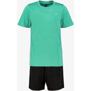 Dutchy tweedelige kinder sport set groen zwart - Maat 110