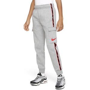 Nike - B NSW Repeat SW FLC Cargo Pant - Zwart-Multicolor - Cargobroek