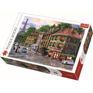 Straten van Parijs - 6000 stukjes (puzzel)