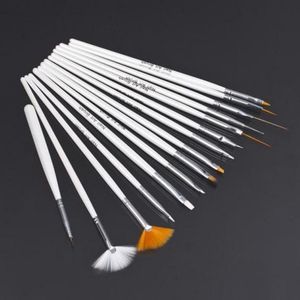 Nailart penseel set - 15-Delig