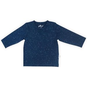 Jollein Speckled T-Shirt lange mouw - Blue - maat 50/56