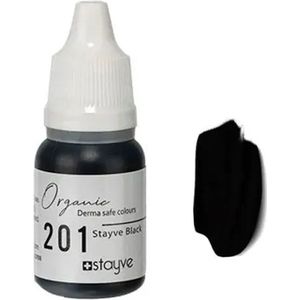 Stayve Organic 201 Stayve Black / PMU Eyeliner Kleur Zwart 10 ml