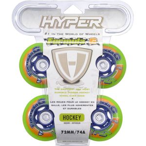 Indoor 72 MM (74A) skate wieltjes Hyper Formula G Era 4 pack