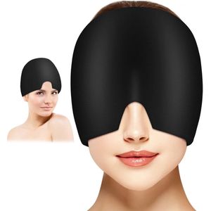 Migraine Masker - Hoofdpijn Muts - Directe Verlichting - Zwart
