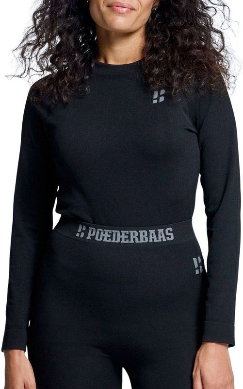 Poederbaas Baselayer Thermoshirt Dames - Maat S