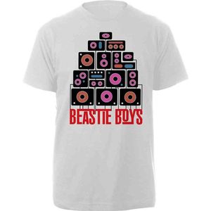 The Beastie Boys - Tape Heren T-shirt - L - Wit