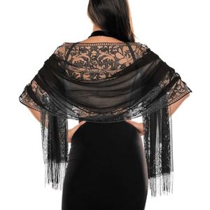 Feestelijke Kanten Stola voor Dames - Elegante Omslagdoek voor Bruiloft en Avondjurk