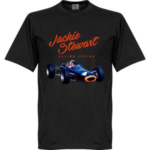 Jackie Stewart Monaco T-Shirt - Zwart - XS