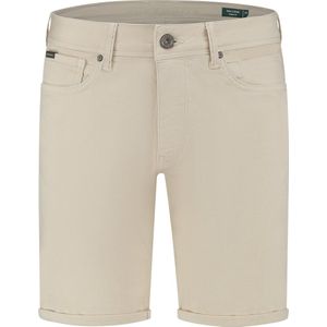 Purewhite - Heren Skinny Fit Korte Broek - Wit - Maat 27