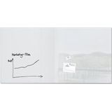 Sigel glasmagneetbord - glaswhiteboard XL - Artverum - 200x100cm - wit - SI-GL225