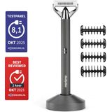 BaByliss X-Blade Super-X Metal Series - 2-in-1 Scheerapparaat - Chrome Edition - 100% Waterdicht