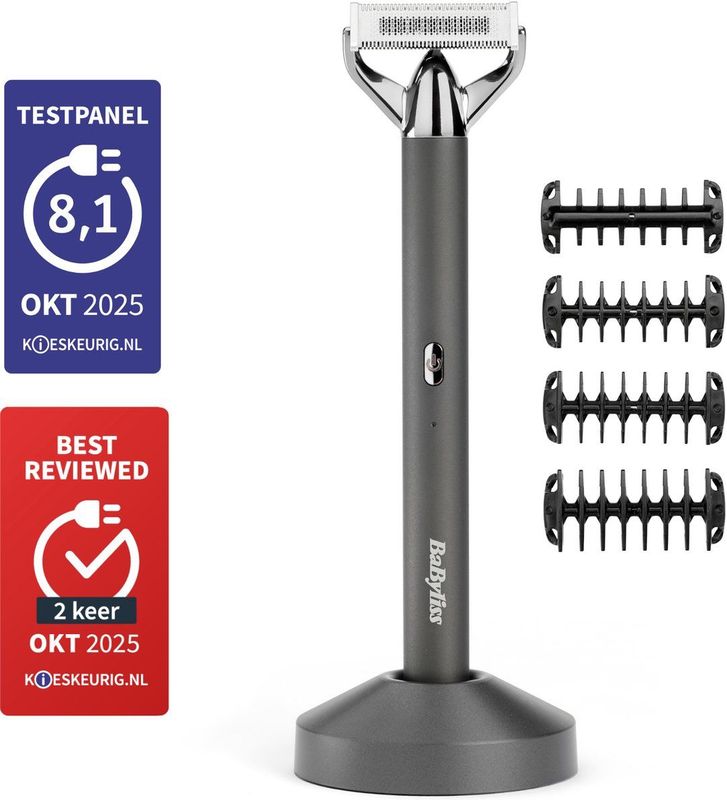 BaByliss X-Blade Super-X Metal Series - 2-in-1 Scheerapparaat - Chrome Edition - 100% Waterdicht