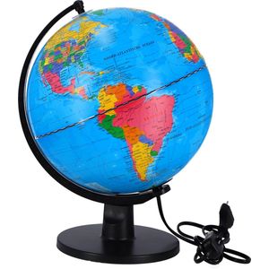 Globe met LED Licht - Nederlands - 25 cm