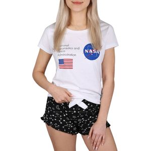 NASA - Katoenen zomerpyjama met korte mouwen voor dames / M