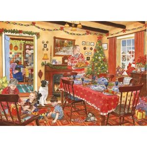 Legpuzzel - 1000 stukjes - Kerstmis - Unexpected Guest - House of Puzzles