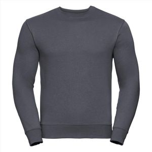 Russell Heren Sweatshirt Donkergrijs Ronde Hals Regular Fit - L