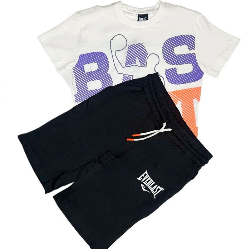 Everlast Trainingspak Wit,Zwart 10 Years Jongens