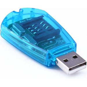 Inovra Plus - SIM-kaartlezer USB voor mobiele telefoon - gegevensuitwisseling - ICQ - MSM - informatieopslag - chipkaartlezer - driver nodig
