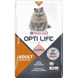 Opti Life Cat Sensitive Zalm - Kattenvoer - 2.5 kg