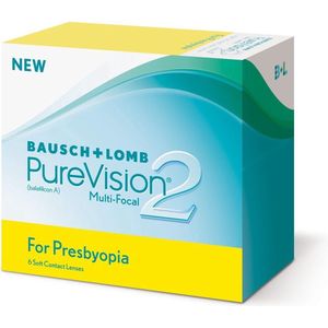 Bausch + Lomb - PureVision 2 For Presbyopia - Maandlenzen - 6 Pack