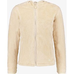 Mountain Peak fluffy meisjes outdoor vest beige - Maat 116