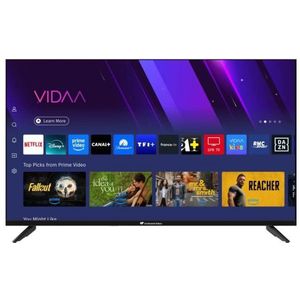 LED- TV- CONTINENTAL EDISON - CELED40SVFHD25B6 - FHD 40"" (101 cm) - SMART VIDAA - 3 x HDMI, 2xUSB - Zwart