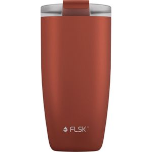 FLSK CUP Koffie to Go Beker - Vaatwasmachinebestendig - 500 ml - Lava Koper