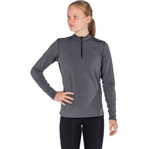 FUSION WOMENS C3 ZIP NECK - Hardlooptop - Grijs - Dames - Maat L