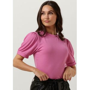 Minus Johanna Tee Tops & T-shirts Dames - Shirt - Roze - Maat XXL