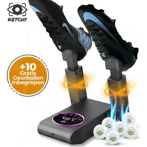 Ketchy | Schoenendroger | Schoenverfrisser | Elektrische Schoendroger | Geurvreter voor Schoenen | Droge Schoenen | ION Technologie | Schoendeodorant