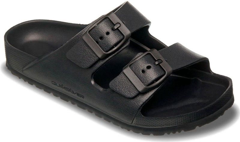 Quiksilver - Embark RF - Slippers - Zwart - Synthetisch Bovenmateriaal - EVA Buitenzool