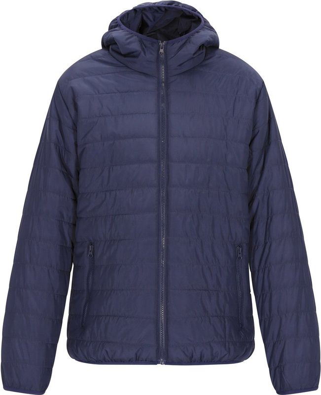 MO - Tussenjas - Navy - Gewatteerde Jas - Met Capuchon