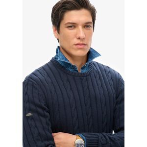Superdry - Classic Cable - Gebreide Trui - Biologisch Katoen