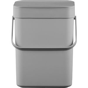 EKO Puro II Voedselafvalbakje - 7 Liter - Grijs - Kunststof