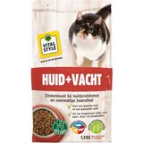 VITALstyle Huid+Vacht - Kattenbrokken - Ondersteunt Bij Huidproblemen En Extreem Verharen - Met o.a. Mariadistel & Heermoes - 1,5 kg