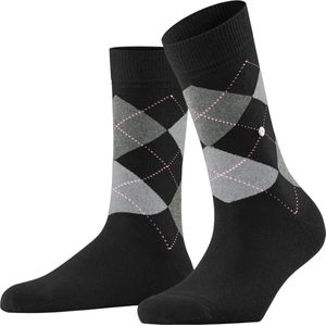 Burlington Queen one-size duurzaam biologisch katoen sokken dames zwart - Matt 41-45