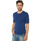 Thermoshirt - Korte Mouwen - Merinowol - Zwart - OEKO-TEX Gecertificeerd