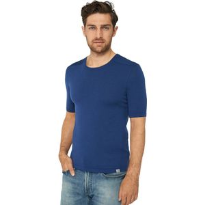 Thermoshirt - Korte Mouwen - Merinowol - Zwart - OEKO-TEX Gecertificeerd