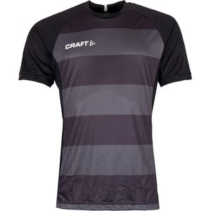 Craft Progress Graphic SS Shirt Heren  Sportshirt - Maat M  - Mannen - zwart/grijs